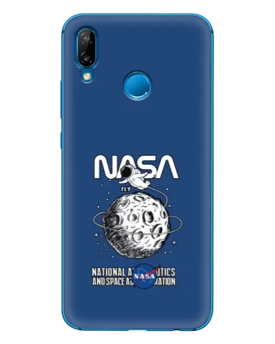 Чехол для Huawei P20 Lite (2019) с картинкой «NASA — лунная миссия» Чехол для Huawei P20 Lite (2019) с картинкой «NASA — лунная миссия»
