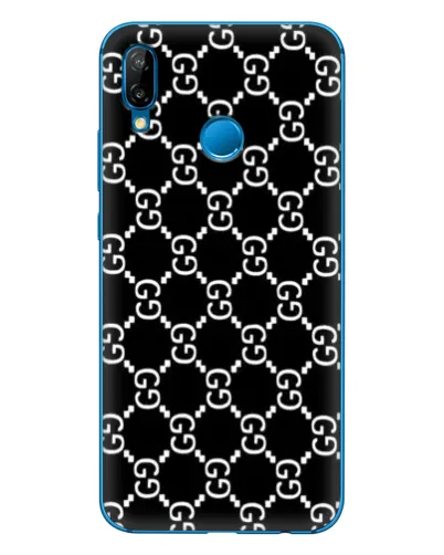 Чехол для Huawei P20 Lite (2019) с картинкой «Gucci — сетчатый паттерн»