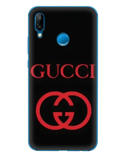 Чехол для Huawei P20 Lite (2019) с картинкой «Gucci — красный логотип»