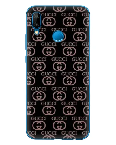 Чехол для Huawei P20 Lite (2019) с картинкой «Классическая монограмма Gucci»