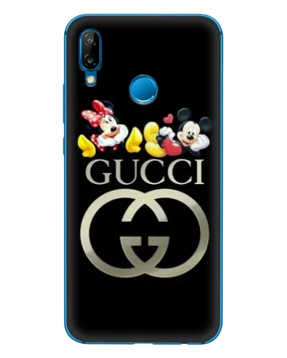 Чехол для Huawei P20 Lite (2019) с картинкой «Gucci — герои Disney»