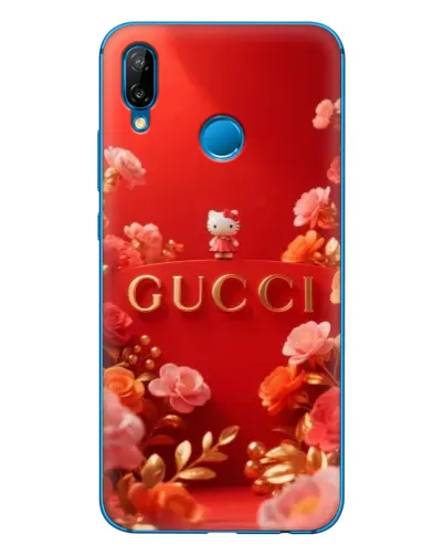 Чехол для Huawei P20 Lite (2019) с картинкой «Gucci — золотой сад»