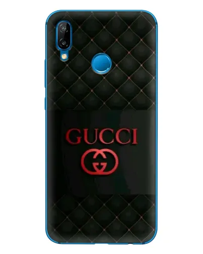 Чехол для Huawei P20 Lite (2019) с картинкой «Gucci — стеганый черный»