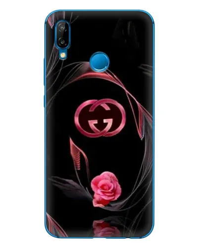 Чехол для Huawei P20 Lite (2019) с картинкой «Gucci — неоновая роза»