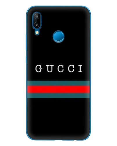 Чехол для Huawei P20 Lite (2019) с картинкой «Gucci — красный пояс»