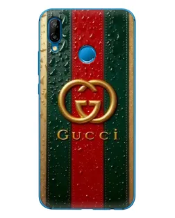 Чохол для Huawei P20 Lite (2019) з картинкою «Gucci — фірмова смуга та золото» Чохол для Huawei P20 Lite (2019) з картинкою «Gucci — фірмова смуга та золото»