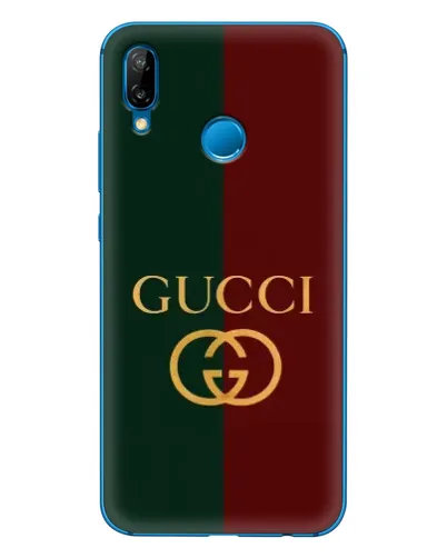 Чехол для Huawei P20 Lite (2019) с картинкой «Gucci — темно-зеленый градиент» Чехол для Huawei P20 Lite (2019) с картинкой «Gucci — темно-зеленый градиент»