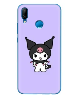 Чехол для Huawei P20 Lite (2019) с картинкой «Kuromi — нежный фиолетовый»