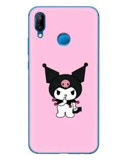 Чехол для Huawei P20 Lite (2019) с картинкой «Kuromi — розовая нежность»