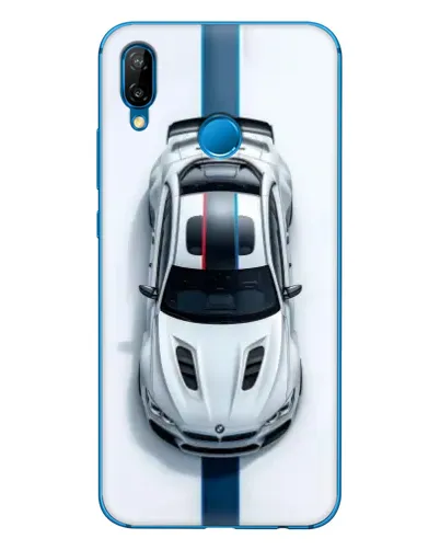Чехол для Huawei P20 Lite (2019) с картинкой «Вид сверху — BMW M»