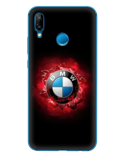 Чехол для Huawei P20 Lite (2019) с картинкой «Логотип BMW — вспышка»