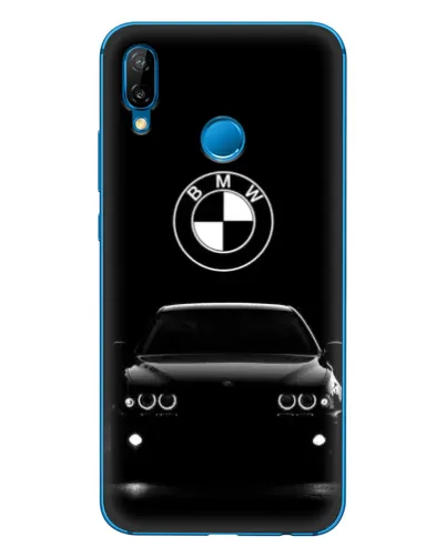 Чехол для Huawei P20 Lite (2019) с картинкой «BMW — взгляд из темноты»
