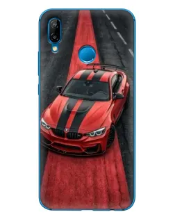 Чехол для Huawei P20 Lite (2019) с картинкой «BMW на красной дорожке»