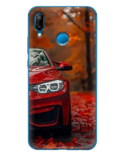 Чехол для Huawei P20 Lite (2019) с картинкой «Осенняя BMW M4»