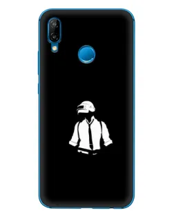 Чехол для Huawei P20 Lite (2019) с картинкой «PUBG — белый шлем» Чехол для Huawei P20 Lite (2019) с картинкой «PUBG — белый шлем»