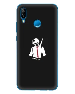 Чехол для Huawei P20 Lite (2019) с картинкой «PUBG — силуэт воина» Чехол для Huawei P20 Lite (2019) с картинкой «PUBG — силуэт воина»
