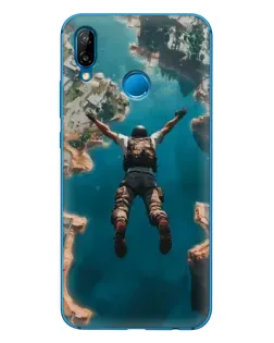 Чехол для Huawei P20 Lite (2019) с картинкой «PUBG — свободное падение» Чехол для Huawei P20 Lite (2019) с картинкой «PUBG — свободное падение»