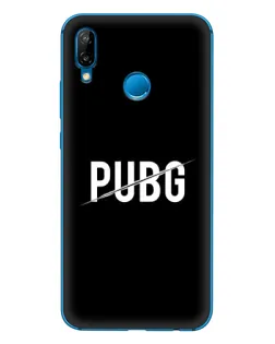 Чехол для Huawei P20 Lite (2019) с картинкой «PUBG — белый логотип» Чехол для Huawei P20 Lite (2019) с картинкой «PUBG — белый логотип»