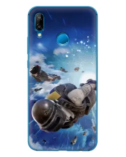 Чехол для Huawei P20 Lite (2019) с картинкой «Десант PUBG — прыжок» Чехол для Huawei P20 Lite (2019) с картинкой «Десант PUBG — прыжок»