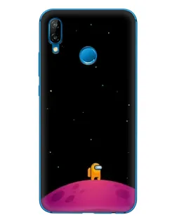 Чехол для Huawei P20 Lite (2019) с картинкой «Одинокий герой на планете»