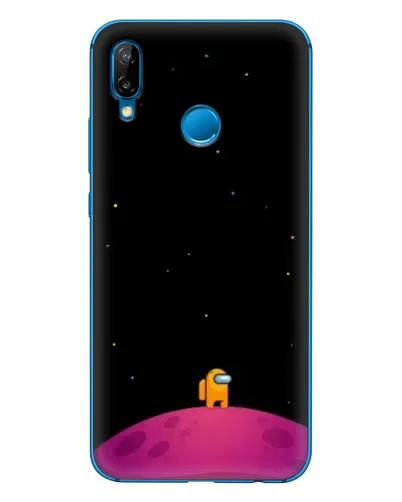 Чехол для Huawei P20 Lite (2019) с картинкой «Одинокий герой на планете»