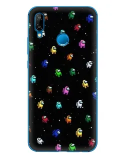 Чехол для Huawei P20 Lite (2019) с картинкой «Экипаж Among Us»