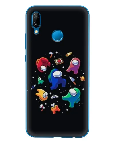 Чехол для Huawei P20 Lite (2019) с картинкой «Among Us космос»