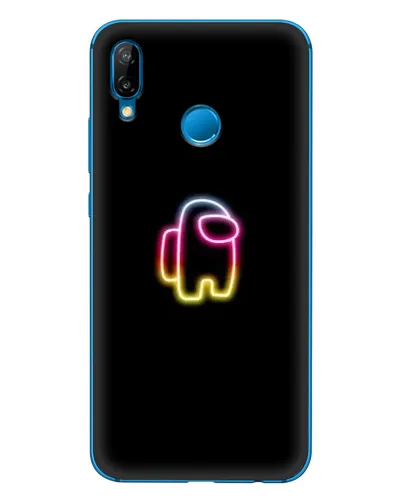 Чехол для Huawei P20 Lite (2019) с картинкой «Among Us градиент»