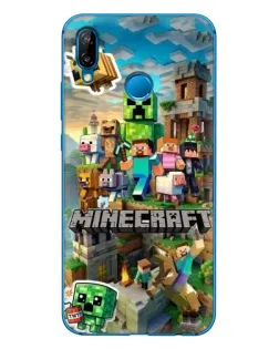 Чехол для Huawei P20 Lite (2019) с картинкой «Замок Minecraft»
