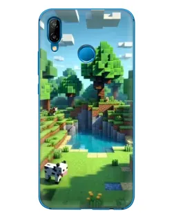 Чехол для Huawei P20 Lite (2019) с картинкой «Minecraft летний день»