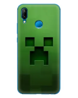 Чехол для Huawei P20 Lite (2019) с картинкой «Крипер микро-дизайн»