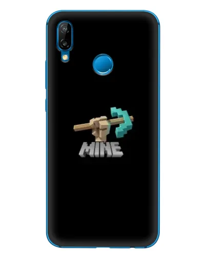 Чехол для Huawei P20 Lite (2019) с картинкой «Алмазная кирка»