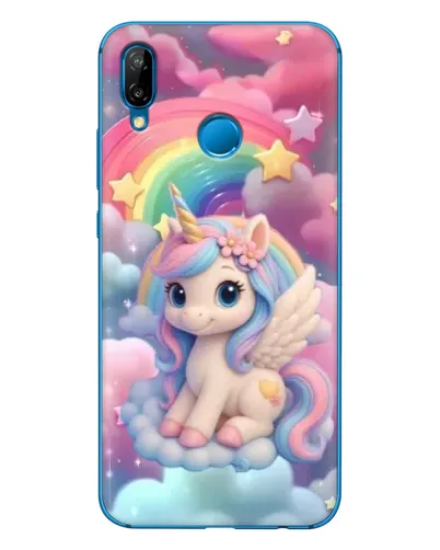Чехол для Huawei P20 Lite (2019) с картинкой «Маленький единорог»
