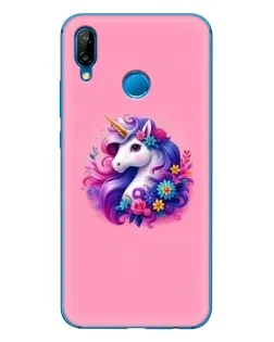 Чехол для Huawei P20 Lite (2019) с картинкой «Сказочный единорог»