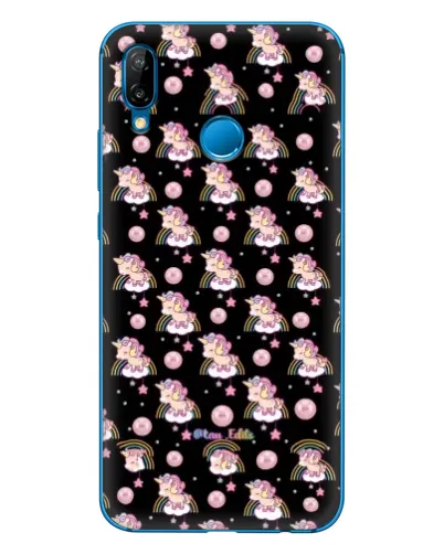 Чехол для Huawei P20 Lite (2019) с картинкой «Magic Unicorn паттерн»