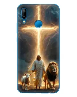 Чехол для Huawei P20 Lite (2019) с картинкой «Лев Иуды и Свет» Чехол для Huawei P20 Lite (2019) с картинкой «Лев Иуды и Свет»