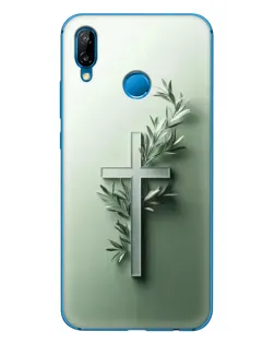 Чехол для Huawei P20 Lite (2019) с картинкой «Оливковая ветвь»
