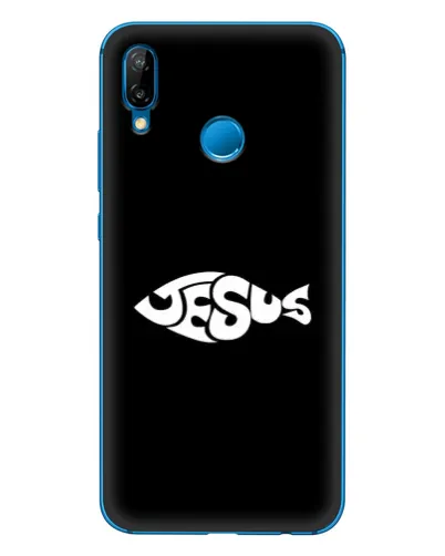 Чехол для Huawei P20 Lite (2019) с картинкой «Рыба Jesus» Чехол для Huawei P20 Lite (2019) с картинкой «Рыба Jesus»