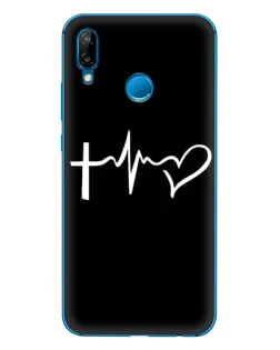 Чехол для Huawei P20 Lite (2019) с картинкой «Пульс веры»