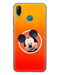 Чехол для Huawei P20 Lite (2019) с картинкой «Mickey в круге»