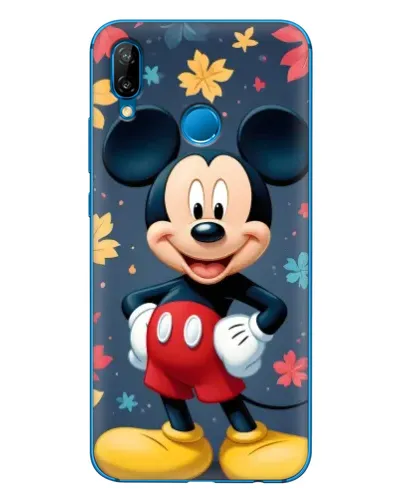 Чехол для Huawei P20 Lite (2019) с картинкой «Осенний Mickey Mouse»