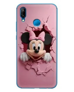 Чехол для Huawei P20 Lite (2019) с картинкой «Минни сквозь стену»