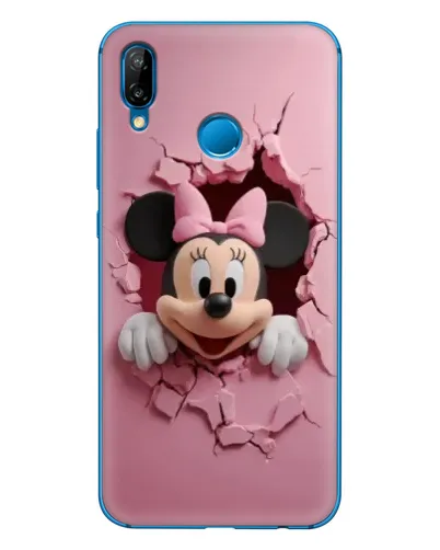 Чехол для Huawei P20 Lite (2019) с картинкой «Минни сквозь стену»