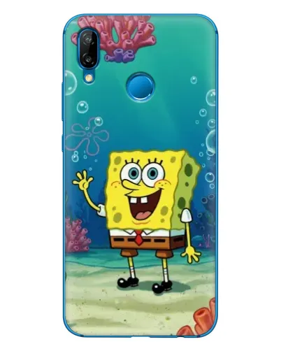 Чехол для Huawei P20 Lite (2019) с картинкой «Подводный привет»