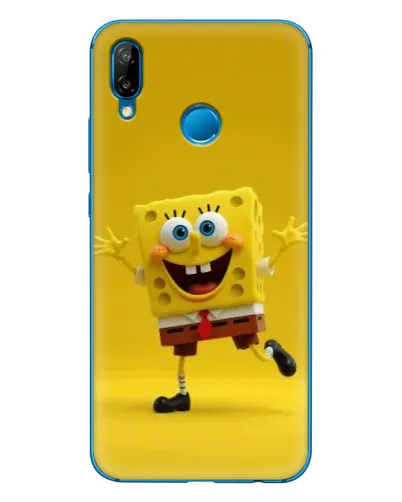 Чехол для Huawei P20 Lite (2019) с картинкой «Позитивный Губка Боб»