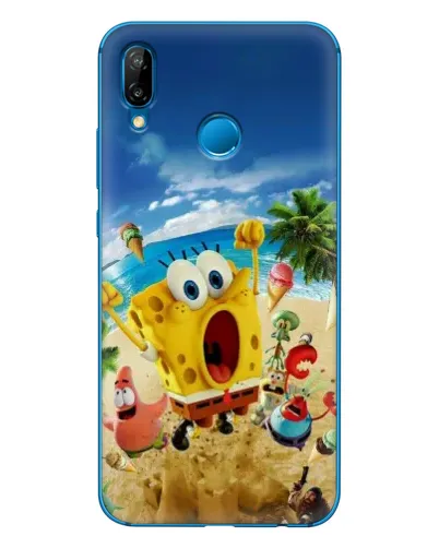 Чехол для Huawei P20 Lite (2019) с картинкой «Развлечения на пляже»