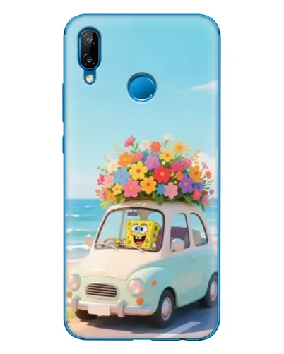 Чехол для Huawei P20 Lite (2019) с картинкой «Автомобильное путешествие»