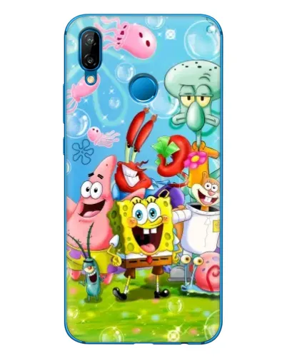 Чехол для Huawei P20 Lite (2019) с картинкой «Губка Боб и друзья» Чехол для Huawei P20 Lite (2019) с картинкой «Губка Боб и друзья»
