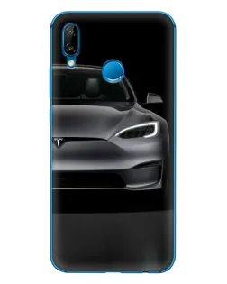 Чехол для Huawei P20 Lite (2019) с картинкой «Tesla Model S Look»