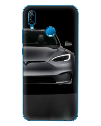 Чехол для Huawei P20 Lite (2019) с картинкой «Tesla Model S Look» Чехол для Huawei P20 Lite (2019) с картинкой «Tesla Model S Look»